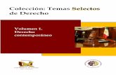 Colección: Temas Selectos Selectos de Derechoux.edu.mx/wp-content/uploads/Investiga/Libros/Volumen 1.pdf · Internet y modificadas digitalmente, utilizándolas al amparo del artículo