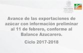 Presentación de PowerPoint€¦ · 4 Ciclo azucarero 2017-2018. Exportaciones por Ingenios y Otras Empresas 1/ Las exportaciones incluyen los mercados TLCAN, Mundial e IMMEX. Información