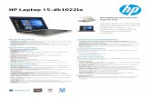 HP Laptop 15-db1022la - Cartimeximg.cartimex.com/v2/pdf/15-DB1022LM.pdf · HP Laptop 15-db1022la Una laptop atractiva para que hagas de todo Dale más poder a tus días con una laptop