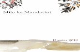 Milo ke Mandarini 2018milokemandarini.com/wp-content/uploads/2018/01/Milo-ke-Mandarin… · y de tradición ibérica, aparecen sus primeras composiciones propias. Interpretadas con