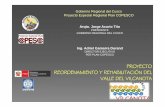 Gobierno Regional del Cusco Proyecto Especial Regional ...programapd.pe/talleryucay2011/presentaciones/Reordenamiento_reh… · ALCANCES DEL ESTUDIO Y OBRAS Estudios topográficos,