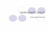 SERVIDOR DHCP · SERVIDOR DHCP Protocolo de configuración dinámica del host: Protocolo de redes estándar industrial que proporciona redes basadas en TCP/IP con la capacidad de