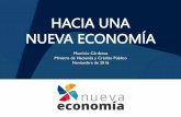 HACIA UNA NUEVA ECONOMÍA€¦ · HACIA UNA NUEVA ECONOMÍA Mauricio Cárdenas Ministro de Hacienda y Crédito Público Noviembre de 2016