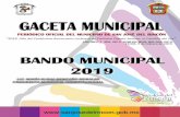 BANDO MUNICIPAL 2019 - Estado de Méxicolegislacion.edomex.gob.mx/sites/legislacion.edomex.gob.mx/files/file… · Íconos prehispánicos que se deben usar en los Municipios del Estado