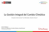 La Gestión Integral del Cambio Climático · En los Andes Peruanos habita el 32% de nuestra población, quienes ya perciben directamente el impacto del cambio climático. SEQUÍAS