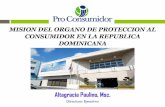 LA DEFENSA Y PROTECCION DE LOS DERECHOS DE LOS ...proconsumidor.gob.do/.../mision_del_organo_de_proteccion...domini… · República Dominicana. ... Integración y registro de más