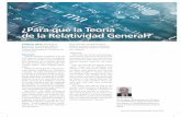 ¿Para qué la Teoría de la Relatividad General?revista-anales.icai.es/web/n_18/pdf/seccion_6.pdf · aplicación particular de la Teoría de la Relatividad General, mediante la que