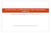 Informe cualitativo del Modelo ABCD - gob.mx · trabajar directamente con alumnos. El trabajo se desarrolló durante la Reunión Bimestral de Tutoría considerando dos días para