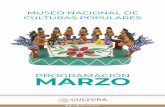 MUSEO NACIONAL DE CULTURAS POPULARES€¦ · El Chamuco es una revista mexicana humorística y de sátira, en febrero cumple 13 años y queremos festejarlo con una charla entre los