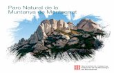 Parc Natural de la Muntanya de Montserrat · El relleu de la muntanya és molt característic, amb parets força verticals a la cara nord i amb forma-cions més arrodonides en forma