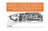 Estudio y análisis del puesto de trabajo de un chofer de ...€¦ · Estudio y análisis del puesto de trabajo de un chofer de ómnibus del servicio de transporte urbano de pasajeros