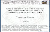 Exportación de Monitores de concentración de O2 ambiental ...157.92.136.59/download/tpos/1502-0380_YapuraP.pdf · Venezuela como pueblo y de su conciencia como ente social, gracias