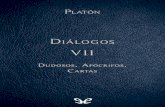 Estos nueve volúmenes abarcan la obra completa de Platón, desde laplanetalibro.net/repositorio/p/l/platon/platon-dialogos... · 2019-09-14 · INTRODUCCIÓN La clasificación en