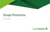 Presentación de PowerPoint - Bolsa de Valores de Panamá · 2019-08-30 · Grupo Promerica Establecido en 1991, el Grupo Promerica está formado por 9 bancos comerciales, cada uno