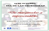 DÍA DE LAS ESCRITORAS...Desde el año 2016, la Biblioteca Nacional de España en colaboración con otras instituciones conmemora el lunes más próximo al 15 de octubre, festividad