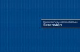 Dependencias Administrativas Extensiónportal2014.uaslp.mx/Documents/Universidad/Sitio rector... · 2016-05-02 · 283 EXTENSIÓN total de 227 eventos de los cuales el 44.9% fue de