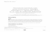 Neumatosis intestinal y gas porto-mesentérico: hallazgos ...Acute mesenteric ischemia Portal venous gas Pneumatosis intestinalis INTRODUCCIÓN La neumatosis intestinal, infiltración