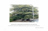 PLANTACIÓN DE ÁRBOLES EN LAS CALLES DE BAKIO 2017ko … · 2018-04-10 · tente en la plantación lineal. Donde no hay arboles o existen muchas fal-tas se ha optado por diferentes