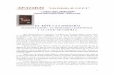 EL ARTE Y LA HISTORIA - Asociación Española de ...catones, aperos de labranza, hasta el pliego apergaminado de la letra del himno de la SALUTACION A LA BANDERA, escrito por Sinesio