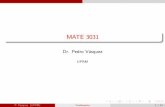 MATE 3031 - Recinto Universitario de Mayagüezacademic.Uprm.edu/~pvasquez/mate3031/clases1516I/3.9.pdfcambio de una cantidad en términos de la razón de cambio de otras cantidades.