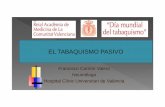 EL TABAQUISMO PASIVOTABAQUISMO Y EMBARAZO. CARACTERÍSTICAS Maya Martínez MR. Aspectos relacionados con el tabaquismo en el embarazo. Tesis Doctoral. Universitat de València, 2010