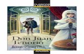 Don Juan Tenorio, · el traje para mostrar su esqueleto y, dándoles su mano a los no-vios, los fulminó. A finales del siglo xix, Menéndez Pidal recogió un romance en la provincia