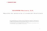 MAPFRE Fianzas, S.A. · 2020-03-13 · solvencia financiera de la entidad, derivado al manejo adecuado de los riesgos e inversiones. Desde el convencimiento de que negocio y sostenibilidad