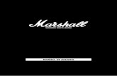 Marshall Headphones - MANUAL DE USUARIO · 2019-01-31 · • MARSHALL, Marshall Amps, sus respectivos logotipos, “Marshall” y la imagen comercial “Marshall” son marcas registradas
