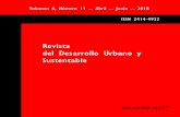 Revista del Desarrollo Urbano y Sustentable · 2019-03-08 · Revista del Desarrollo Urbano y Sustentable Definición del Research Journal Objetivos Científicos Apoyar a la Comunidad