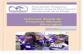 Informe Anual de Proyecto Miriam Nicaragua...Informe Anual de Proyecto Miriam Nicaragua 2017 4 I. INTRODUCCION. El presente informe, contiene los principales resultados que se lograron