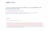 Las normas de la OIT y el COVID-19 (coronavirus)...Será esencial instaurar un clima de confianza mediante el diálogo social y el tripartismo para aplicar de manera efectiva las medidas
