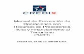 Manual de Prevención de Operaciones con Recursos de … · 2017-07-17 · 6 Manual PLD-FT Credix Aprobación: Consejo de Administración Mayo 2015 X. Cuenta Concentradora, a la cuenta