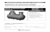 Separadores de hidrocarburos KESSEL Separadores de … · 2019-03-08 · afectan también el aprovechamiento del agua, reducen el rendimiento depurador de las plantas depuradoras