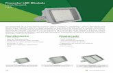 Proyector LED Blindado - Guaecá [ESP].pdf · ** 12VCC y 24VCC no debe utilizarse para una potencia mayor que 150 W, alto consumo de la batería. TA - Terminal de seguridad para