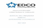 EDCO Collaborative - MANUAL DEL PROGRAMA …Prueba MCAS p. 12 Cancelación Escolar debido al mal tiempo p. 13 Servicios de Orientación Escolar p. 13 Pólizas de EDCO sobre el Uso