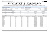 BOLETÍN DIARIO - bcr.com.ar · En el marco de la delegación ejercida por el Mercado Argentino de Valores S.A. conforme el art. 32º inc. g) Ley 26.831 ... Resumen cauciones bursátiles