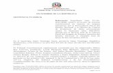 República Dominicana TRIBUNAL CONSTITUCIONAL EN NOMBRE … · 1. Descripción de la sentencia recurrida en revisión constitucional en materia de amparo La Sentencia núm. 006-2015