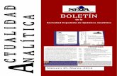 BOLETÍN - seqa.esseqa.es/ActualidadAnalitica/AA_45_vd2.pdf · efectos de tamaño cuántico, donde el comportamiento de la materia varía con el tamaño de sus partículas, adquiriendo