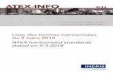 Note d - ineris.fr · Méthodes dessai des poussières combustibles (ISO/IEC 80079-.fr Note dinformation INERIS 2018/01 Liste des normes harmonisées du 9 mars 2018 Le 9 mars 2018,