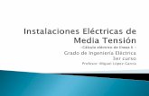Grado de Ingeniería Eléctrica 3er cursoumh2223.edu.umh.es/.../2013/02/IEMT-06-Calculo-electrico-de-linea… · La temperatura del conductor aumenta hasta entrar en equilibrio. El