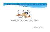 Comité de Sanidad Acuícola de Baja California Sur A.C. WEB_070316124534.pdfmoluscos bivalvos 2014 % 2015 % scpp punta abreojos 504,000 1.07 2,500,000 3.89 sol azul sa de cvv 36,322,790