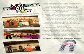 Mujeres Al Frente Fest - conavim.gob.mx · – Espacio propuesto para la realización – Presupuesto requerido. *Para participar como expositorxs en el Bazar de diseños deben enviar