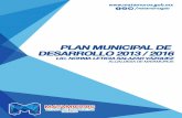 PLAN MUNICIPAL DE DESARROLLO DE · contenidos del Plan Nacional de Desarrollo 2013-2018. Por su parte, la Constitución Política del Estado de Tamaulipas, en su artículo 4, confiere