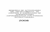 MEMORIA DE ACTIVIDADES DEL DEPARTAMENTO DE CONTROL … · aprueba para España el Marco Comunitario de Apoyo 2000-2006 para las ... de lo previsto en el Titulo III “Del control