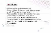 Informe parcial de actividades del Comité Técnico Asesor del · PDF file 2020-03-06 · Informe parcial de actividades del Comité Técnico Asesor del Programa de Resultados Electorales