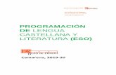 PROGRAMACIÓN LENGUA CASTELLANA Y LITERATURA 2016-17ies-blasdeprado.centros.castillalamancha.es/.../descargas/eso_lengu… · plan lector, introducción a la literatura a través