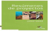 Resúmenes de proyectos - Commission for Environmental ... · de información y herramientas en el proyecto Desarrollo de capacidades para el mejoramiento de la salud ambiental de