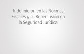 Indefinición en las Normas Fiscales y su Repercusión en la ...CIRCUITO. Amparo directo 878/98. Fabrilmalla de México, S.A. de C.V. 15 de abril de 1999. Unanimidad de votos. Ponente: