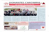 DONANTES CANTABRIA · Por supuesto, el acto sirvió como un reconocimiento social al más alto nivel ya que, además del Presidente de nuestra Hermandad, Francisco García, el Presidente