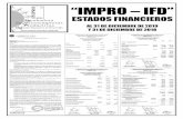 “IMPRO – IFD” IMPRO-2020-FINAL.pdfFlujo neto en actividades de inversión -468.482 279.339 Incremento (disminucion) de fondos durante el ejercicio 699.758 -780.014 Disponibilidades